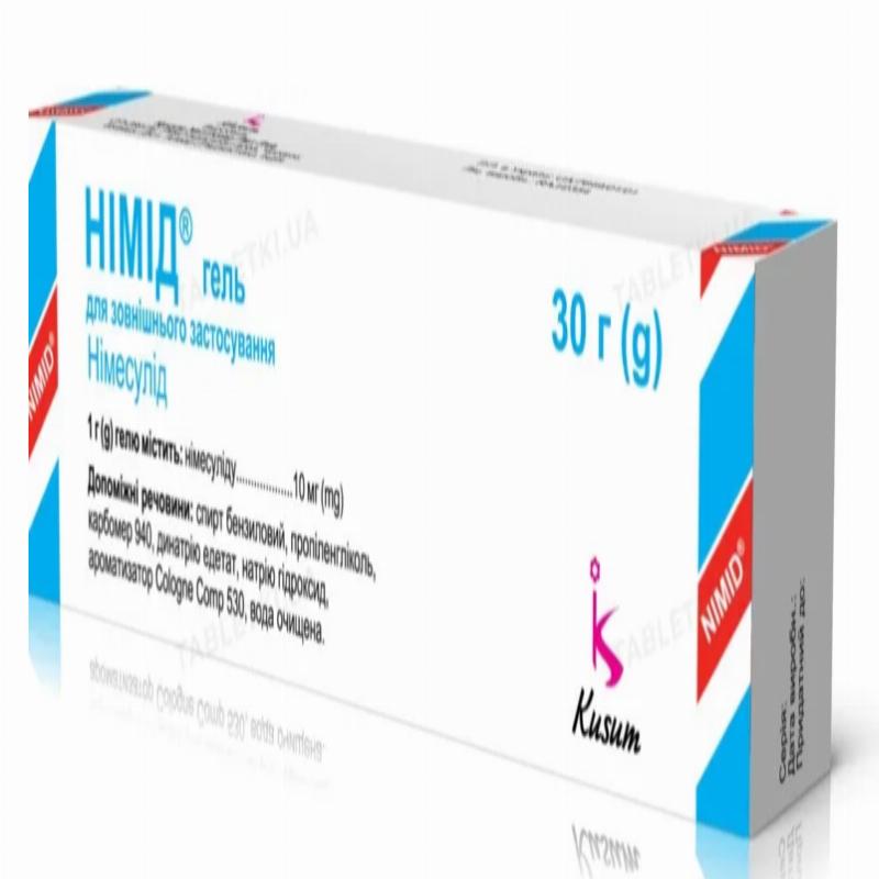 Німід гель 1% 30г